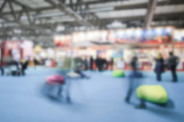 Trade Show Background Intentional Blur Effect Applied — Stock Photo, Image