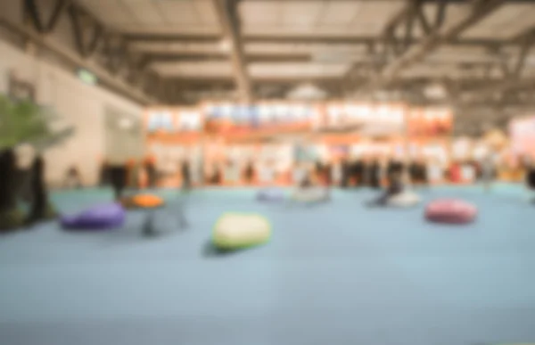 Trade Show Background Intentional Blur Effect Applied — Stock Photo, Image