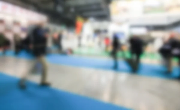 Trade Show Background Intentional Blur Effect Applied Stock Image