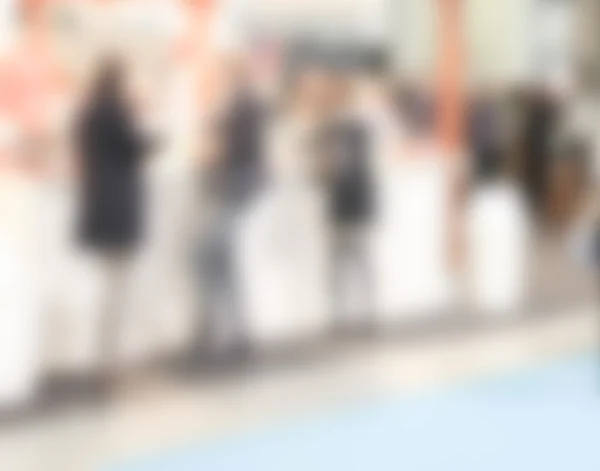 Trade Show Background Intentional Blur Effect Applied Stock Image