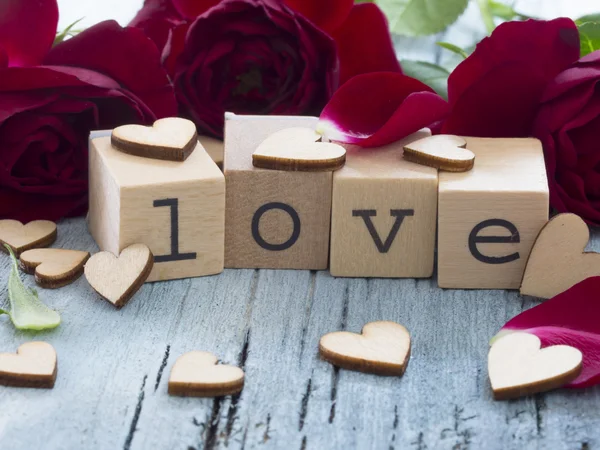 Concepto de amor con forma de corazón — Foto de Stock