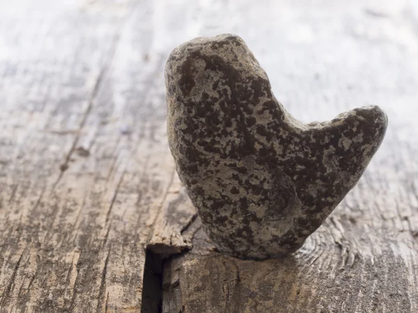 Conceito coração de pedra — Fotografia de Stock