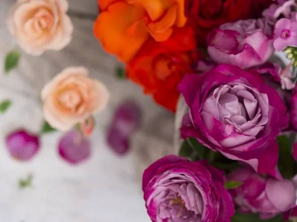 Hermosas rosas fondo — Foto de Stock