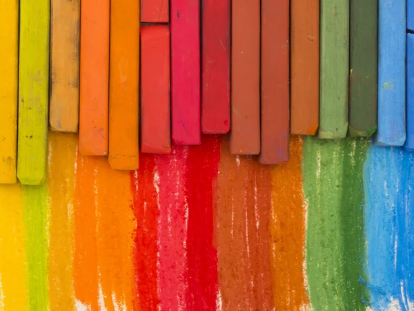 다채로운 크레용 — 스톡 사진