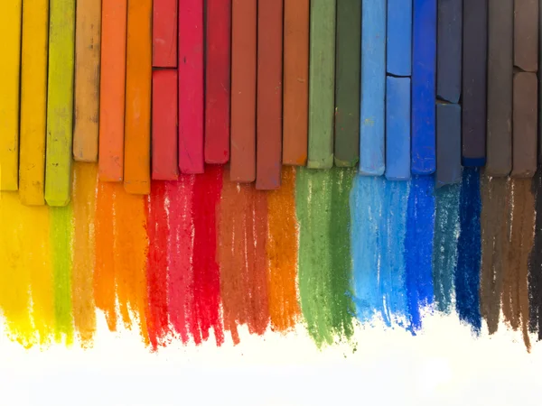 Artistic crayons — Stock Photo, Image