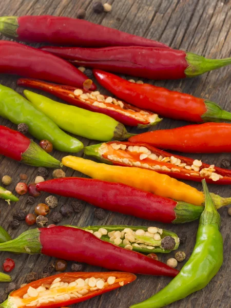 Hot chili peppers — Stock Photo, Image