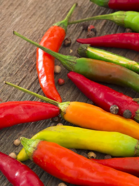 Hete chili pepers — Stockfoto