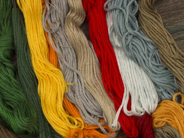 Colorful thread close up — Stock Photo, Image