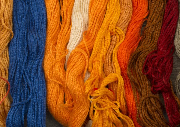 Colorful thread close up — Stock Photo, Image