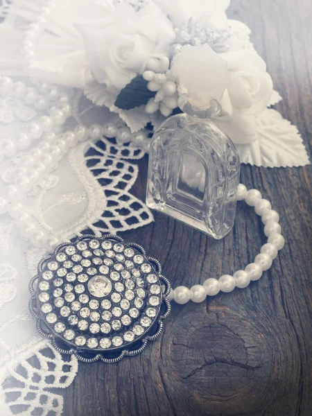 Vrouwelijke vintage accessoires — Stockfoto