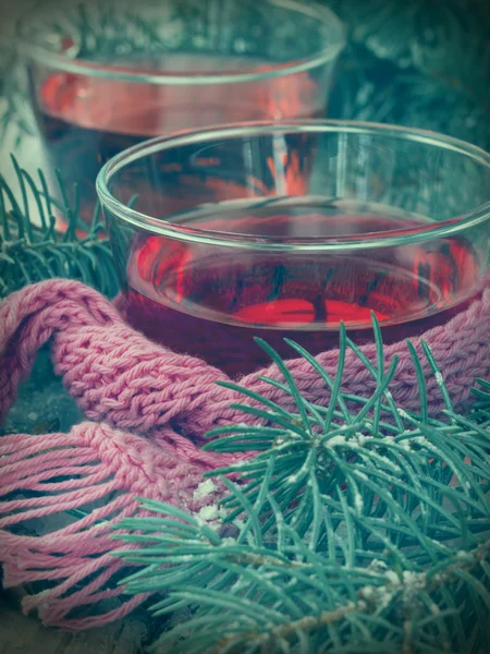 Tè caldo per le giornate invernali — Foto Stock