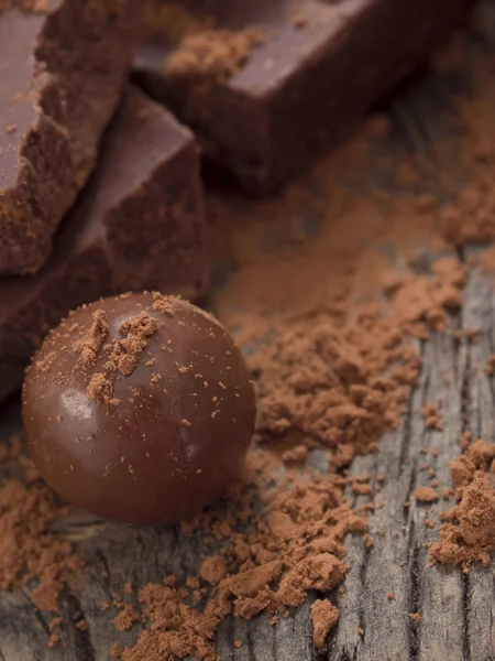 Barrette di cioccolato al latte — Foto Stock