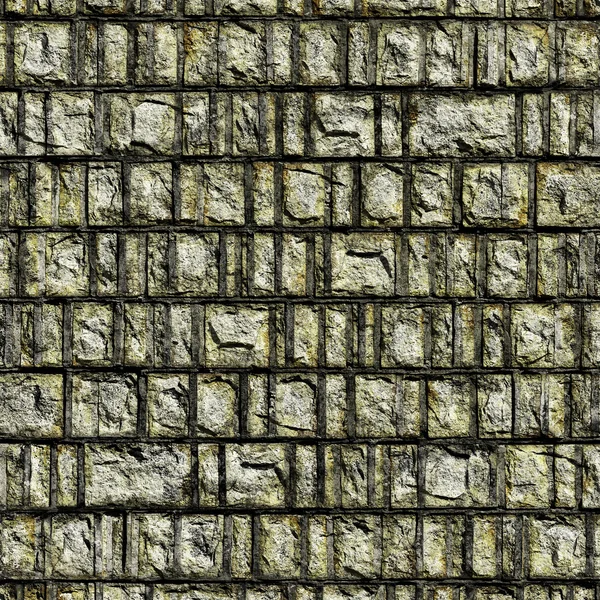 Brick wall pattern : Tropical style — Stock Photo, Image