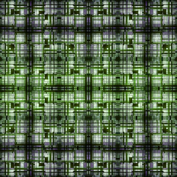 Motif tartan sans couture : mur de décoration et plancher — Photo