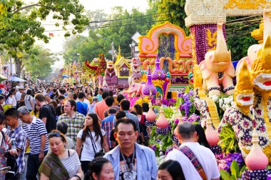 Chiang Mai çiçek Festivali 2016