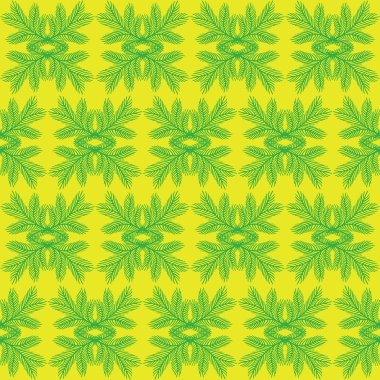 Güzel çiçek süsleme, vektör seamless modeli.