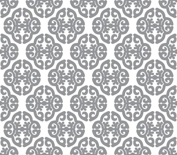 Beautiful print seamless monochrome pattern. — Stock Vector