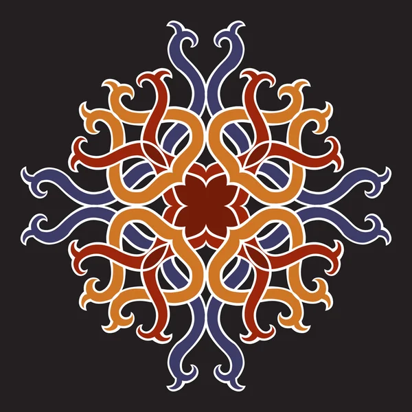 Schöne Vektor-Mandala-Blume. ornamentale runde florale Objekt. — Stockvektor
