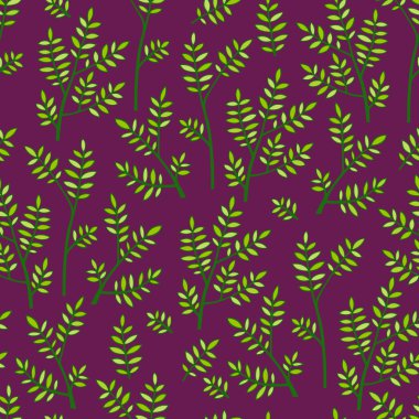 Güzel çiçekler hazır, vektör seamless modeli.