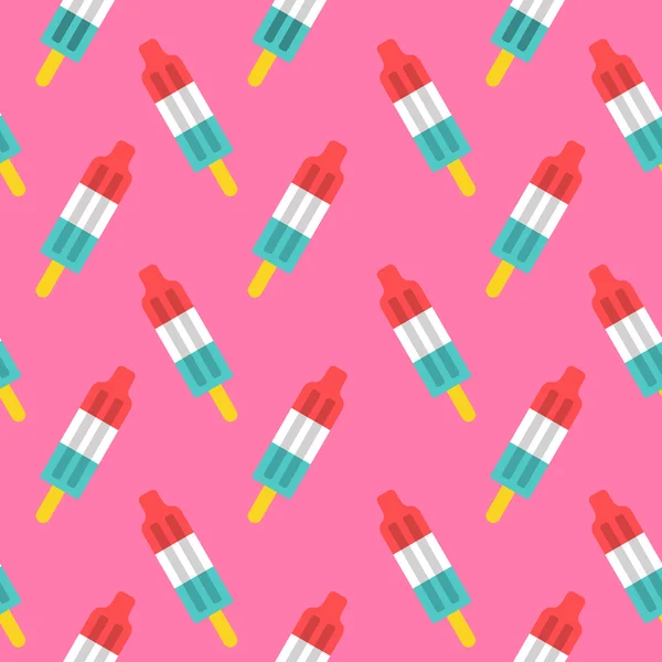 Retro roket buzlu şeker seamless modeli 