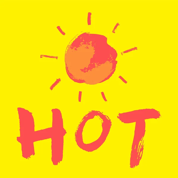 Cartoon hot day — Stock Vector © ronleishman 13951011