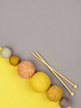 El işi örgü arka planı.