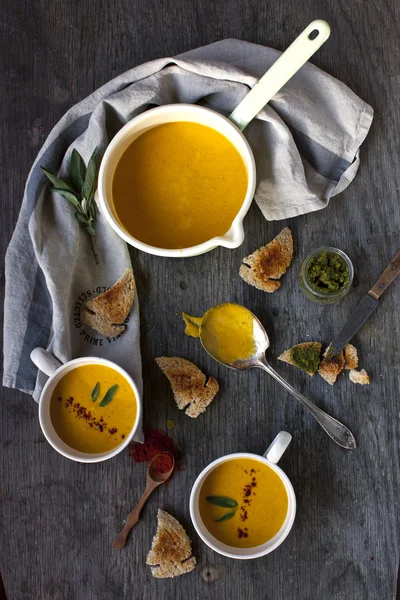 Pumpking çorbası.