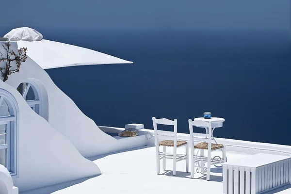 Sunlit terrace. — Stock Photo, Image