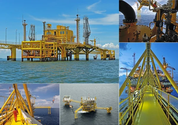Oil And Gas Industry collage ⬇ Stock Photo, Image by © kampee_p #54862611