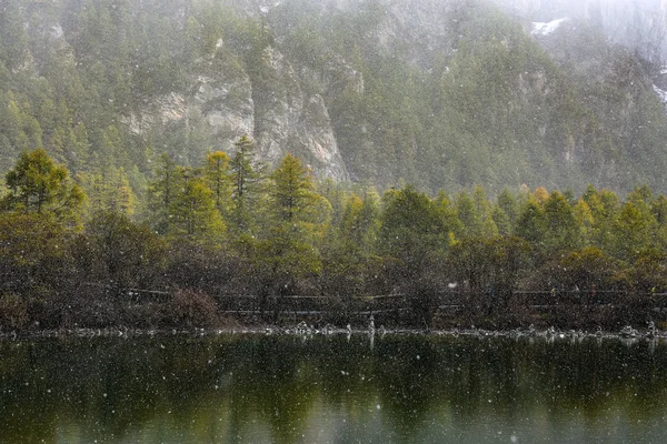 snow extreme weather in Yading national level reserve