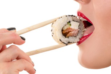 kadın seksi yeme rulo 