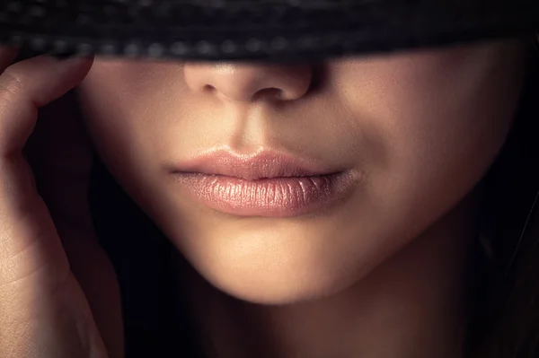 美しい官能的な唇 — ストック写真