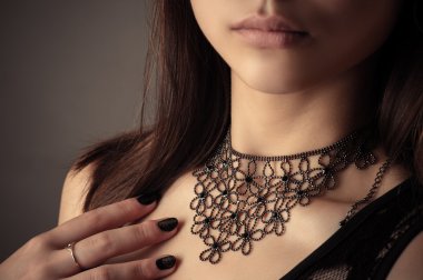 genç kız güzel Mücevherat