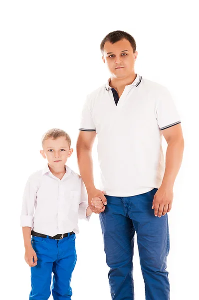 Jovem pai e filho — Fotografia de Stock