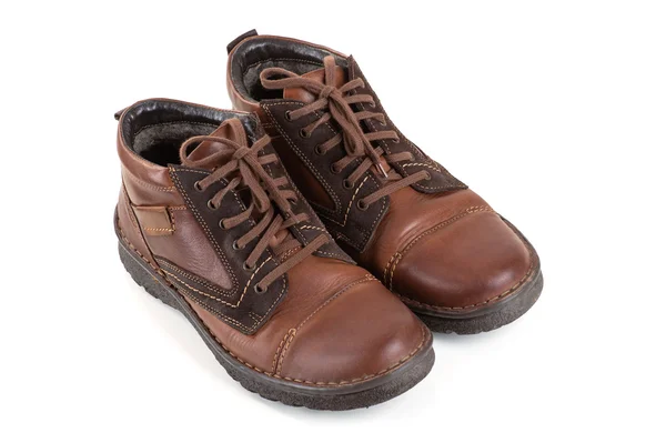 Men's leather shoes — Stock Photo, Image