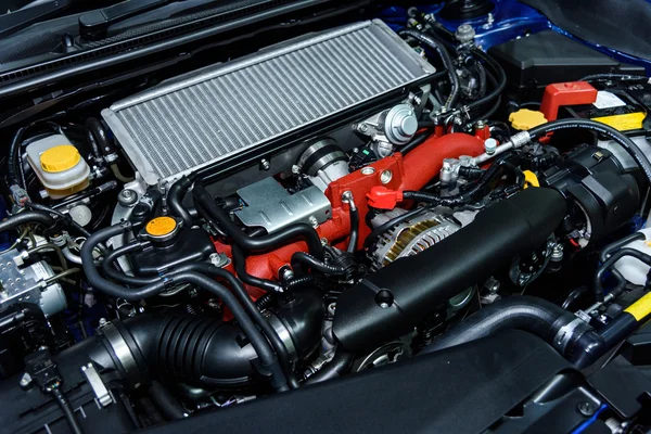 Motor de Subaru WRX STI . — Fotografia de Stock