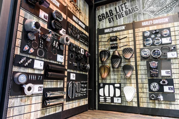 Harley Davidson standı.