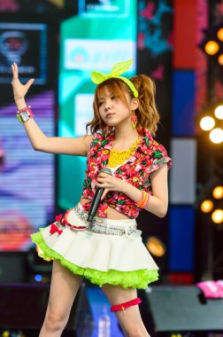 Japonya festa Bangkok 2014 yılında lovendor grubundan Tanaka reina (vokal lideri)