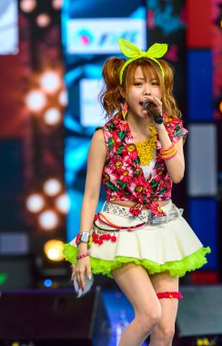 Japonya festa Bangkok 2014 yılında lovendor grubundan Tanaka reina (vokal lideri)