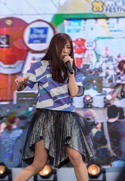 Faylan (Japanese singer) in Thai-Japan Anime Music & Festival 5th. — Stock Photo, Image