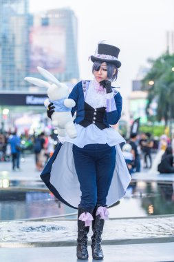 Bir Tanımlanamayan Japon anime cosplay.