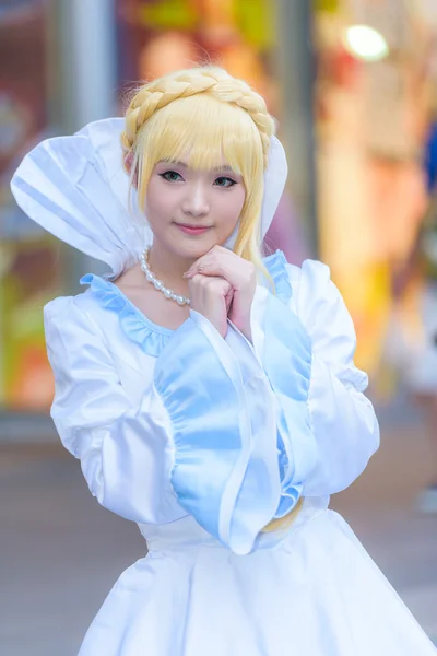 An unidentified Japanese anime cosplay. — Stock Photo, Image