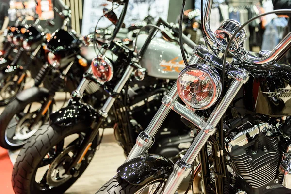 Harley-Davison em exibição . — Fotografia de Stock