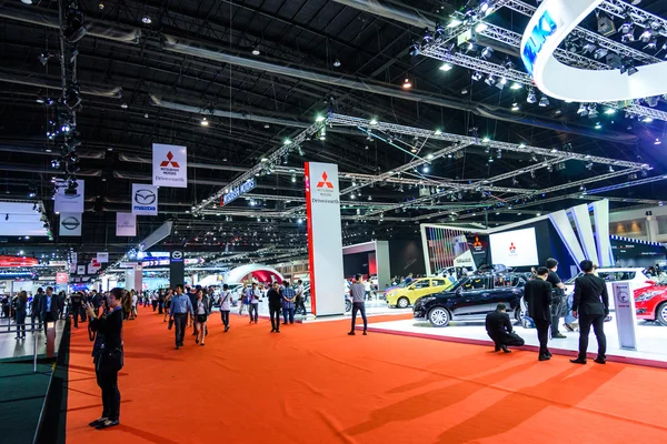 El coche de exhibición en el 36º Salón Internacional del Automóvil de Bangkok "Arte del automóvil " — Foto de Stock