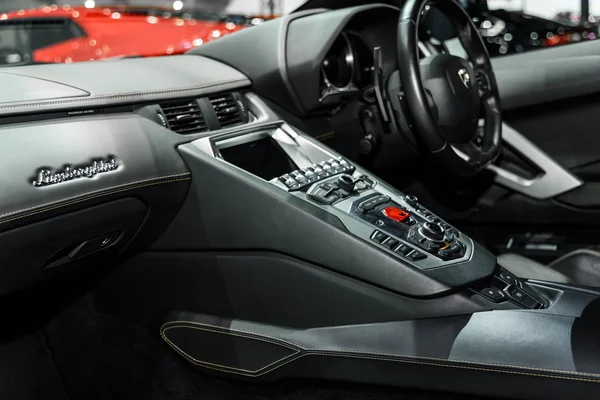 Inside of Lamborghini Aventador. — Stockfoto