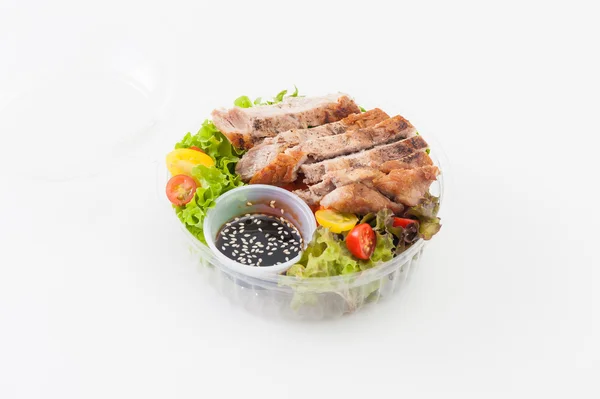 干净的食物午餐盒 — 图库照片