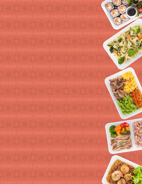 lunch box on white