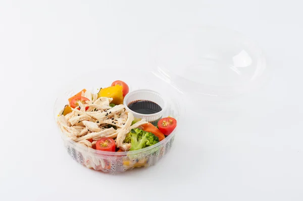干净的食物午餐盒 — 图库照片