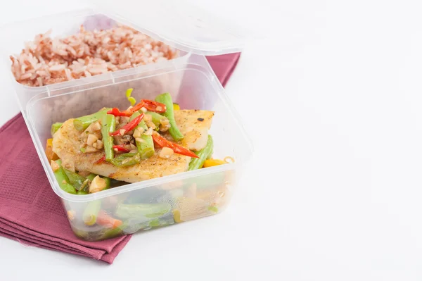 Cutie de prânz pentru mâncare curată — Fotografie, imagine de stoc