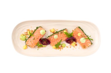 Modern mutfak tarzı somon füme